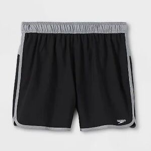 NWT Speedo Men's 5.5" New Anthracite Swim Trunks Sz XXL